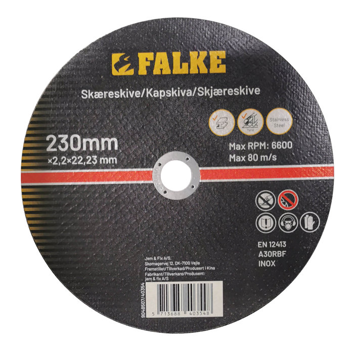 Falke skæreskive til metal - 230 mm